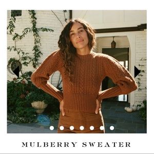 Doen Mulberry Sweater in Sienna size small